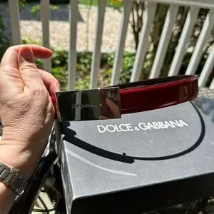 Dolce & Gabbana | Accessories | Dolce Gabbana Glossy Red  display picture 3